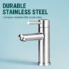 01-durable-stainless-steel 304 Stainless Steel Basin Faucet for Hot and Cold Water