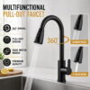 Stainless Steel Dual Mode Pull Out Kitchen Faucet