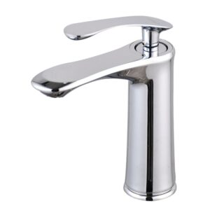 Zinc Alloy Single Handle Basin Faucet Hot & Cold Bathroom Sink Mixer Tap Economy