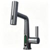 Smart Digital Pull-Out Basin Faucet with Temperature Display