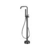 Solid Brass Freestanding Bathtub Faucet Floor Mounted Tub Filler with Handheld Shower