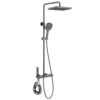 01_main_gunmetal_thermostatic 2027 New 40°C Thermostatic Shower System Piano Key 4-Function Solid Brass Rainfall Shower Set with Shelf