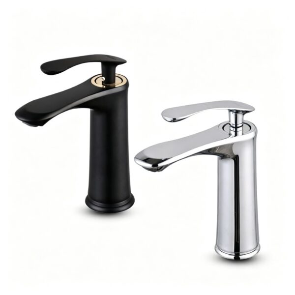 Zinc Alloy Single Handle Basin Faucet Hot & Cold Bathroom Sink Mixer Tap Economy