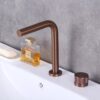 304 Stainless Steel Widespread Basin Faucet