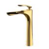 Solid Brass Pull Out Basin Faucet Single Handle Hot & Cold Bathroom Mixer Tap