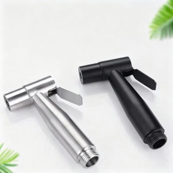 304 Stainless Steel Toilet Sprayer Handheld Bidet Shattaf Pressure Boost Cloth Diaper Sprayer