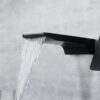 Wall Mounted Waterfall Basin Faucet for Modern Bathrooms
