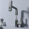 Smart Digital Pull-Out Basin Faucet with Temperature Display