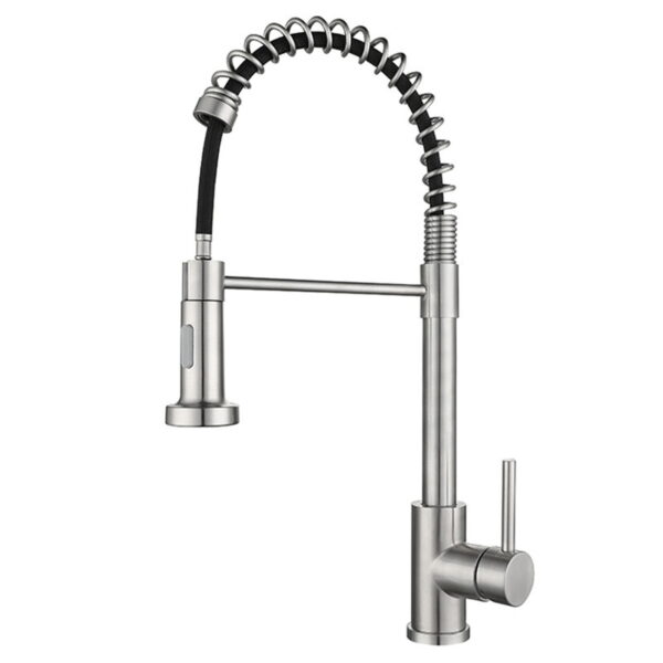 304 Stainless Steel Spring Pull Down Kitchen Faucet