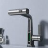 Smart Digital Pull-Out Basin Faucet with Temperature Display