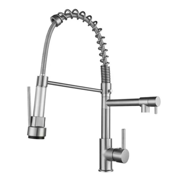 304 Stainless Steel Spring Pull Down Kitchen Faucet