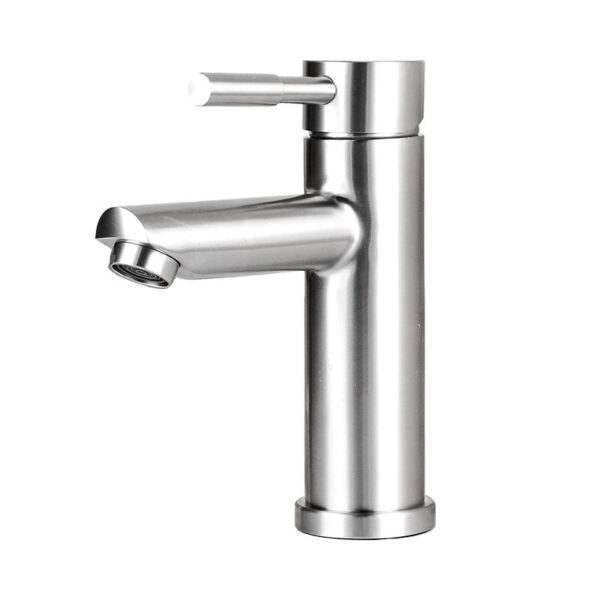 06-dimensions 304 Stainless Steel Basin Faucet for Hot and Cold Water