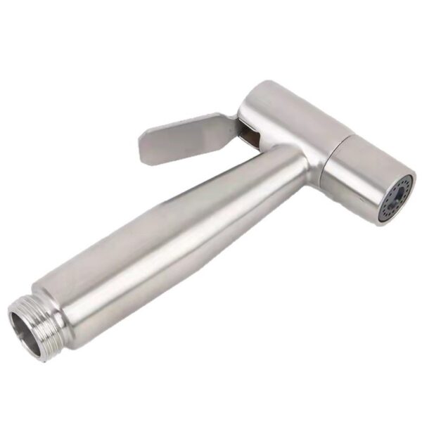 304 Stainless Steel Hand-held Pressure Boost Bidet Sprayer Nozzle Toilet Sprayer Gun Only