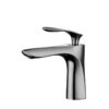 Solid Brass Pull Out Basin Faucet Single Handle Hot & Cold Bathroom Mixer Tap
