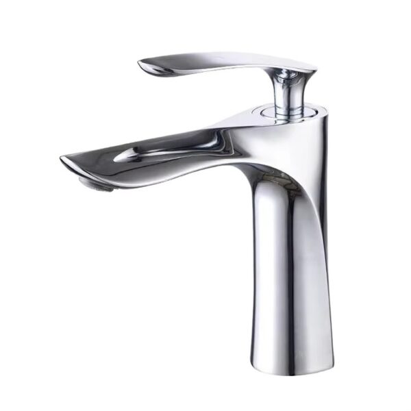 Solid Brass Pull Out Basin Faucet Single Handle Hot & Cold Bathroom Mixer Tap