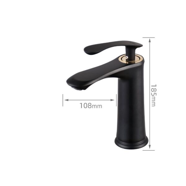 Zinc Alloy Single Handle Basin Faucet Hot & Cold Bathroom Sink Mixer Tap Economy