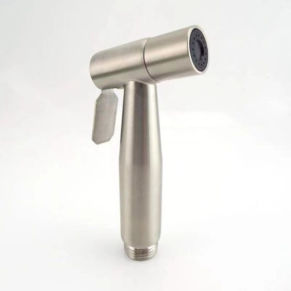 304 Stainless Steel Hand-held Pressure Boost Bidet Sprayer Nozzle Toilet Sprayer Gun Only