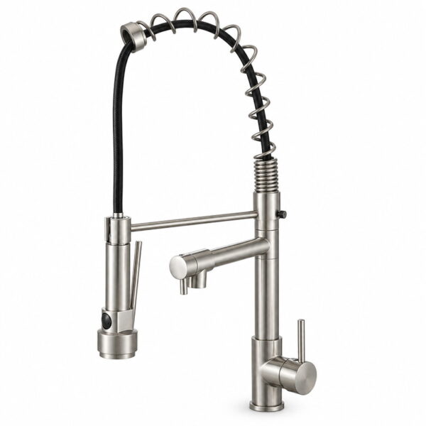 304 Stainless Steel Spring Pull Down Kitchen Faucet