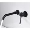 Solid Brass Wall Mounted Basin Faucet Concealed In-Wall Bathroom Mixer Tap CUPC Certified