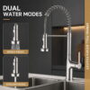 304 Stainless Steel Spring Pull Down Kitchen Faucet