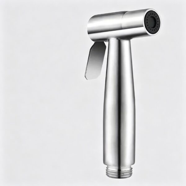304 Stainless Steel Hand-held Pressure Boost Bidet Sprayer Nozzle Toilet Sprayer Gun Only