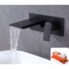 Wall Mounted Waterfall Basin Faucet for Modern Bathrooms