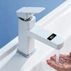 Digital Temperature Display Basin Faucet for Modern Bathrooms