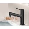 Solid Brass 3-Way Pull Out Basin Faucet Single Handle Hot & Cold Bathroom Mixer Tap