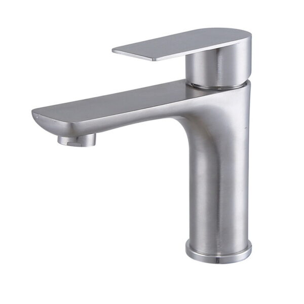 12-wide-spout-faucet 304 Stainless Steel Basin Faucet for Hot and Cold Water