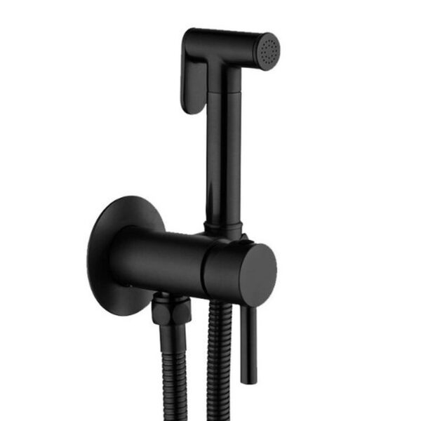 Wall-Mount Hot & Cold Bidet Sprayer Set Solid Brass Concealed Toilet Sprayer Faucet