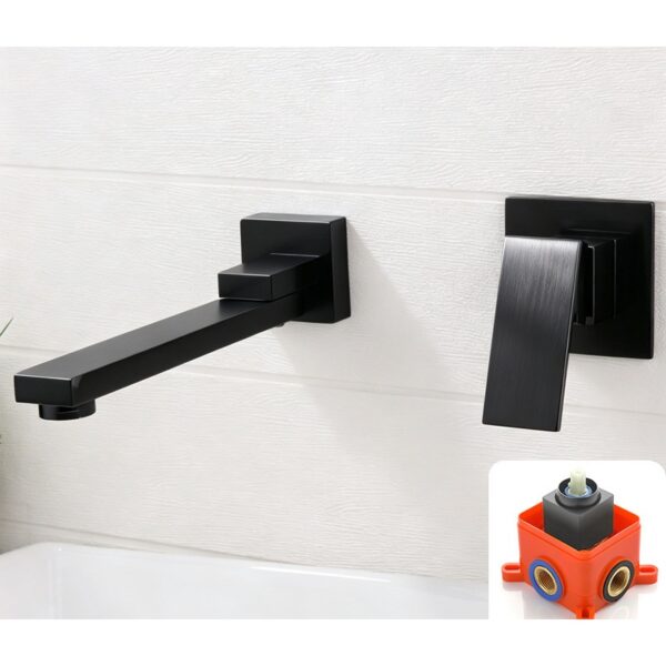 Wall Mounted Waterfall Basin Faucet for Modern Bathrooms