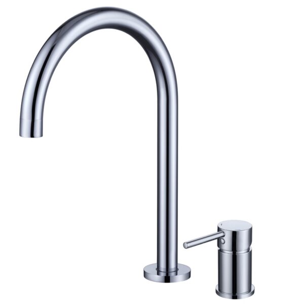 304 Stainless Steel Widespread Basin Faucet