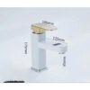 Digital Temperature Display Basin Faucet for Modern Bathrooms