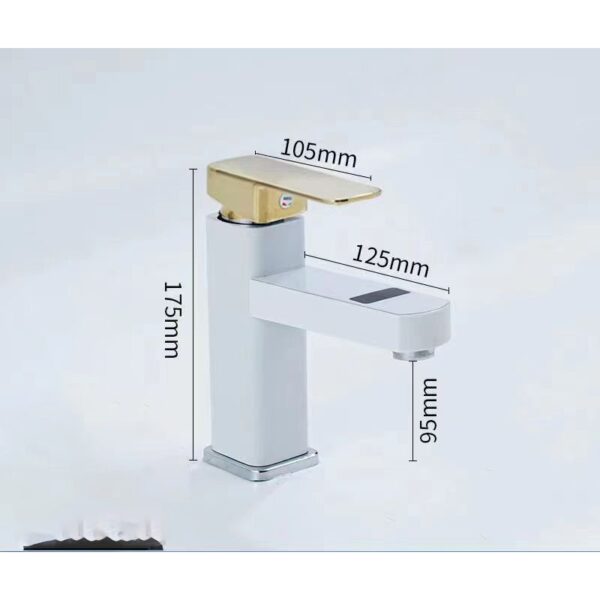 Digital Temperature Display Basin Faucet for Modern Bathrooms