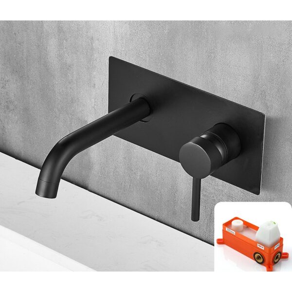 Wall Mounted Waterfall Basin Faucet for Modern Bathrooms