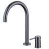 304 Stainless Steel Widespread Basin Faucet