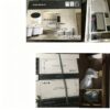 Solid Brass Thermostatic Shower Set Push Button Rainfall Shower Mixer System 4 Function