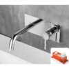 Wall Mounted Waterfall Basin Faucet for Modern Bathrooms