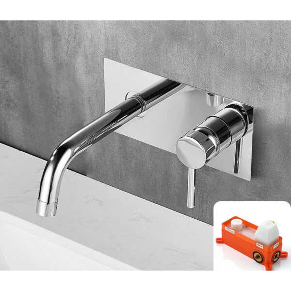 Wall Mounted Waterfall Basin Faucet for Modern Bathrooms