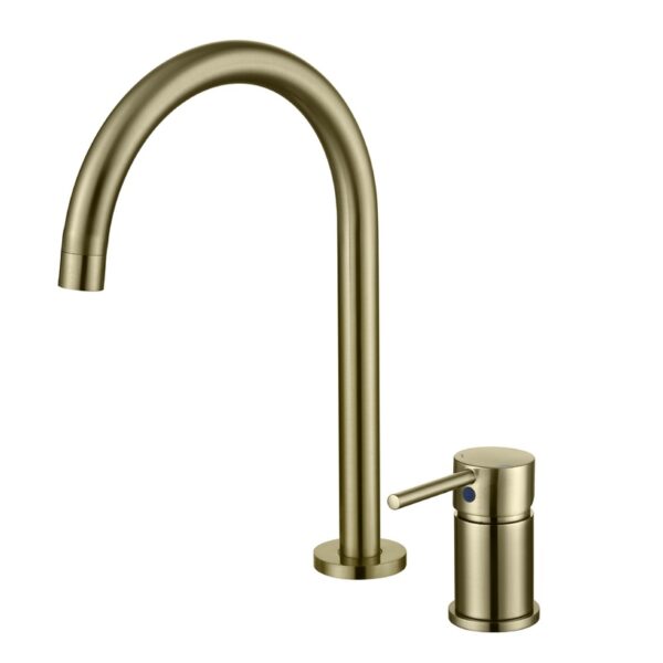 304 Stainless Steel Widespread Basin Faucet