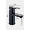 Digital Temperature Display Basin Faucet for Modern Bathrooms