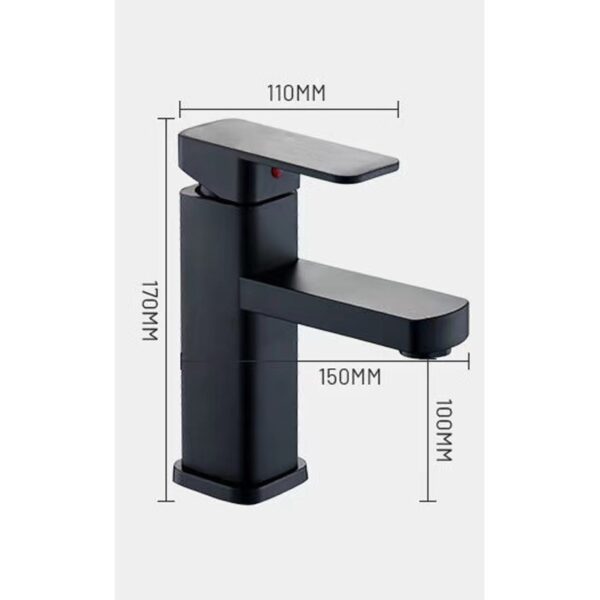 Digital Temperature Display Basin Faucet for Modern Bathrooms