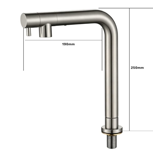 304 Stainless Steel Widespread Basin Faucet