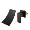 Wall Mounted Waterfall Basin Faucet for Modern Bathrooms