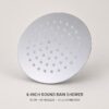 6-inch-round-rain-shower-60-nozzles-07 Stainless Steel Rainfall Shower Head for Hotel and Residential Bathrooms