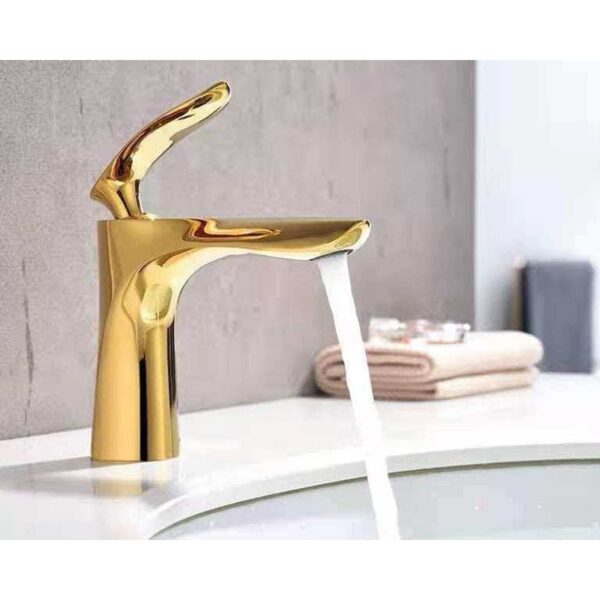 Solid Brass Pull Out Basin Faucet Single Handle Hot & Cold Bathroom Mixer Tap