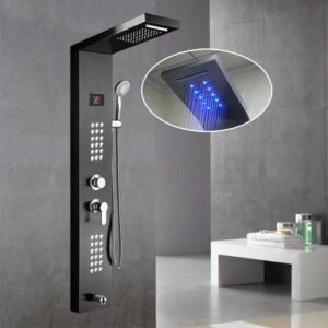 MAIN 304 Stainless Steel Smart Thermostatic LED Shower Panel