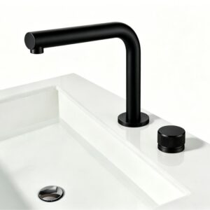 MAIN 304 Stainless Steel Widespread Basin Faucet