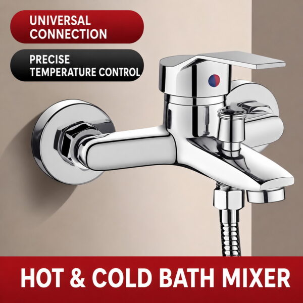 bath-shower-mixer-01 3 Way Bathtub Shower Faucet Set with Hand Shower