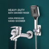 bath-shower-mixer-04 3 Way Bathtub Shower Faucet Set with Hand Shower